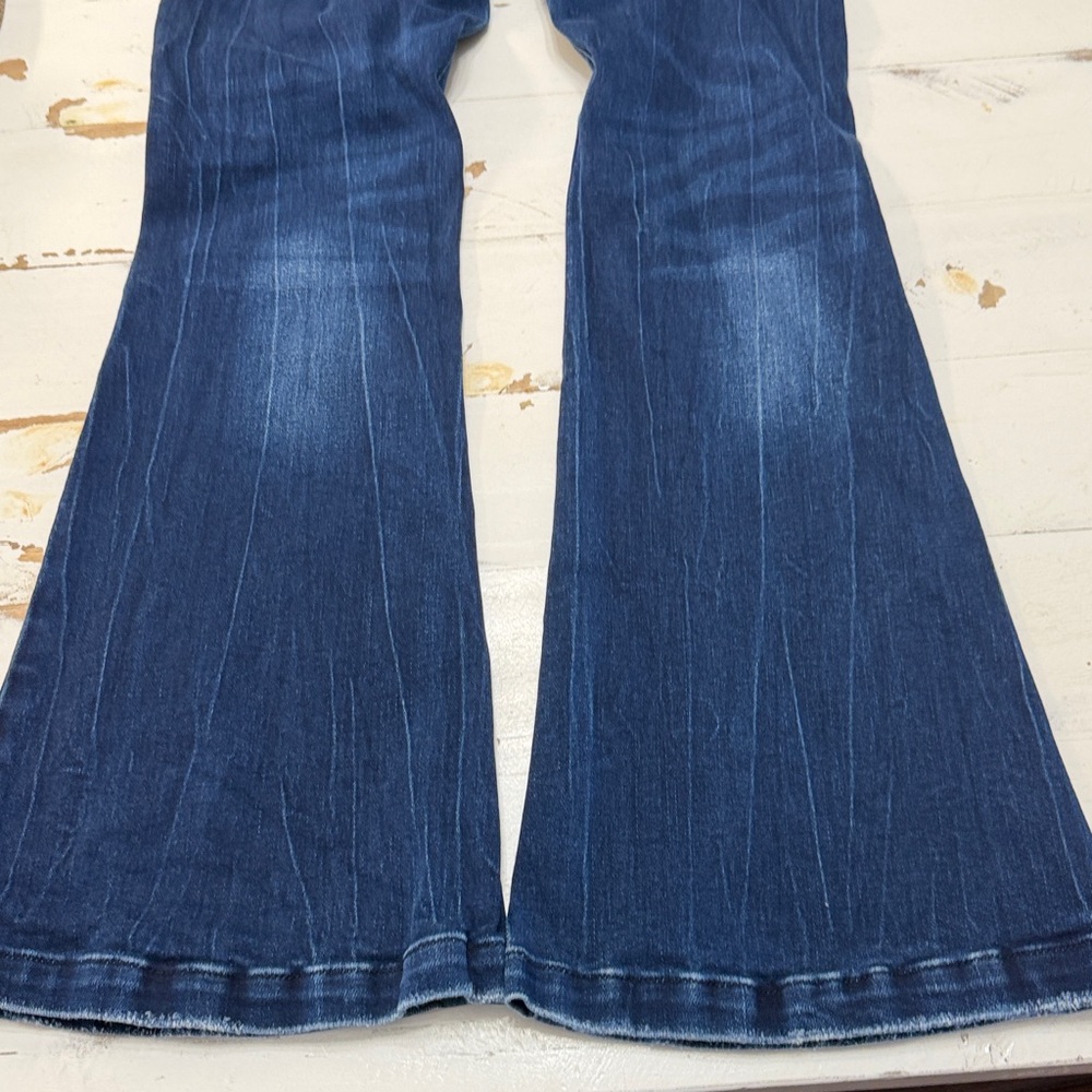 KanCan High Rise Dark Wash Flare Jeans - Picture 15 of 15